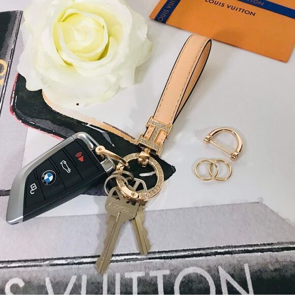 Keychain Luxury Modern Design -BEIGE - Picture 4 of 10